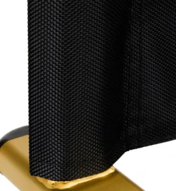 Gabbiano Aluminum Make Up Chair Gold