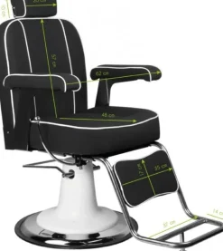 Gabbiano Barber Chair Amadeo Black