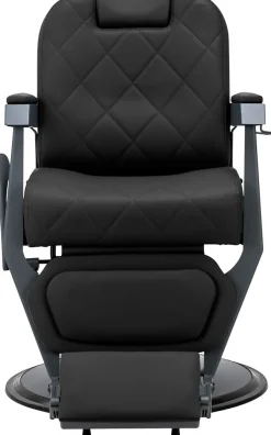 Gabbiano Barber Chair Bruno Black & Graphite Frame