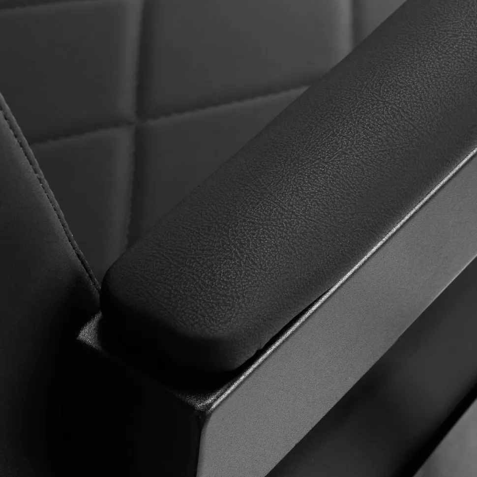 Gabbiano Barber Chair Bruno Black & Black Frame