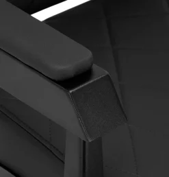 Gabbiano Barber Chair Bruno Black & Black Frame