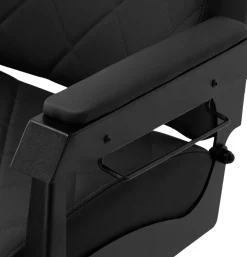 Gabbiano Barber Chair Bruno Black & Black Frame