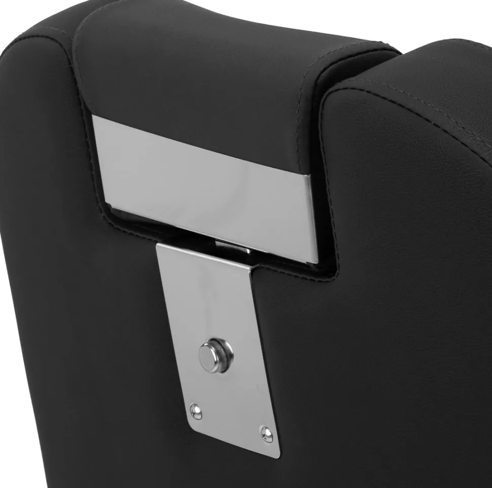 Gabbiano Barber Chair Bruno Black & Black Frame