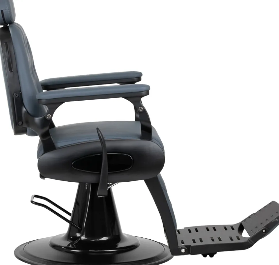 Gabbiano Barber Chair Francesco Black Graphite