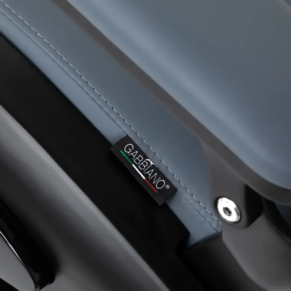 Gabbiano Barber Chair Francesco Black Graphite