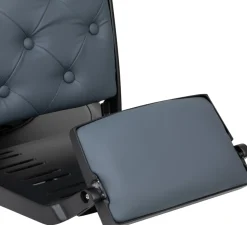 Gabbiano Barber Chair Francesco Black Graphite