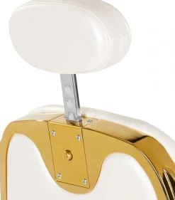 Gabbiano Barber Chair Francesco Gold White