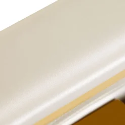 Gabbiano Barber Chair Francesco Gold White