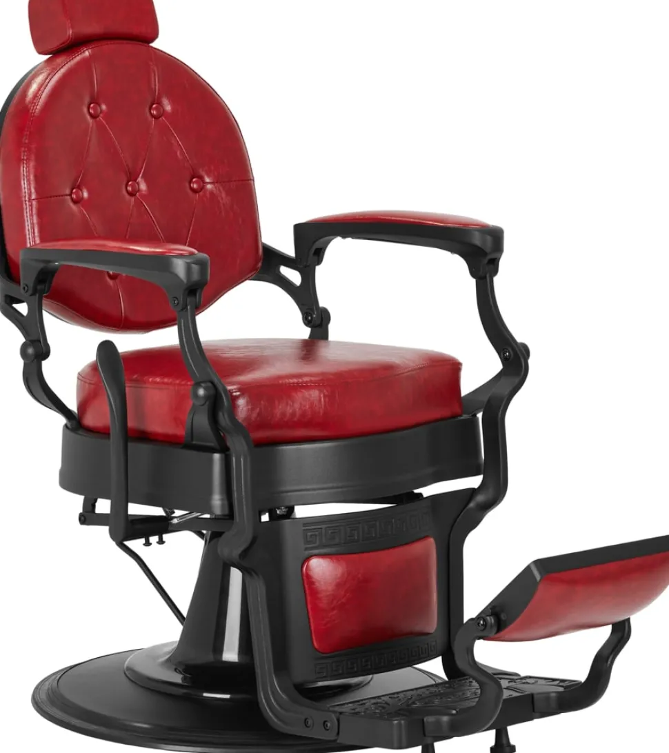 Gabbiano Barber Chair President Red