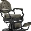 Gabbiano Barber Chair President Old Leather Green