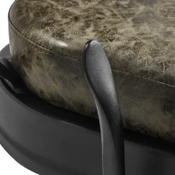 Gabbiano Barber Chair President Old Leather Green