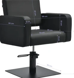 Gabbiano Bilbao Hairdressing Chair - Black