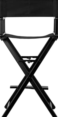 Gabbiano Black Aluminum Make Up Chair