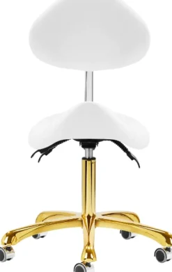 Gabbiano Cosmetic Stool Giovanni White Gold