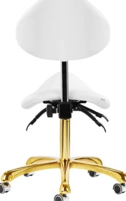 Gabbiano Cosmetic Stool Giovanni White Gold