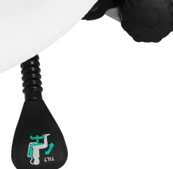 Gabbiano Cosmetic Stool Giovanni White Gold