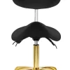 Gabbiano Cosmetic Stool Giovanni Black Gold