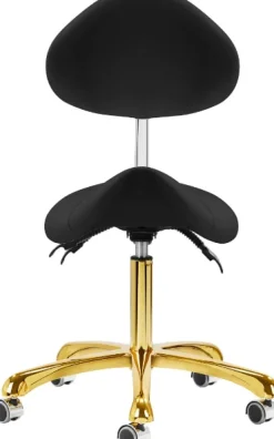 Gabbiano Cosmetic Stool Giovanni Black Gold