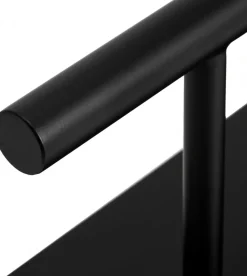 Gabbiano Footrest Black Straight