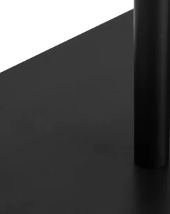 Gabbiano Footrest Black Straight