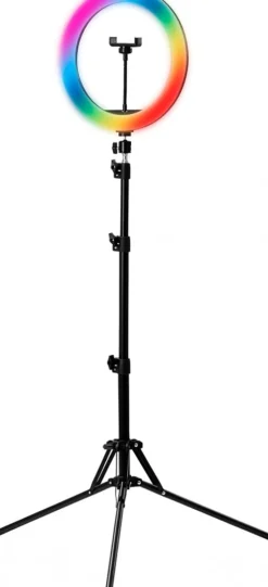 Gabbiano GLOW Ring Light Ø33 Cm RGB Bsc With Tripod 10W