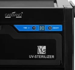 Gabbiano Hairdresser Helper With UV Sterilizer Black