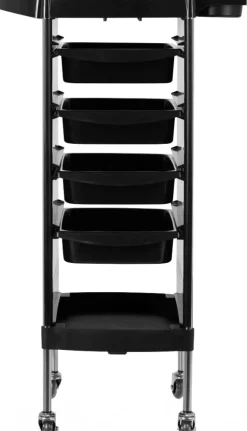 Gabbiano Hairdresser Trolley Black Graphics