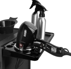 Gabbiano Hairdresser Trolley Deluxe 500 Black