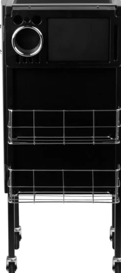 Gabbiano Hairdresser Trolley Deluxe 500 Black