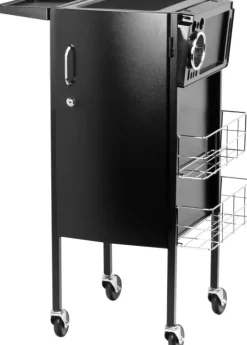 Gabbiano Hairdresser Trolley Deluxe 500 Black