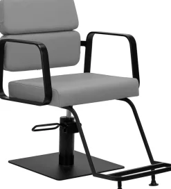 Gabbiano Hairdressing Chair Black Gray
