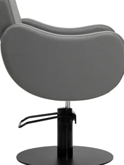 Gabbiano Hairdressing Chair Sewilla Gray Black Base
