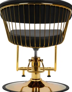 Gabbiano Hairdressing Chair Lile Gold Black