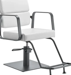 Gabbiano Hairdressing Chair Porto Gray White