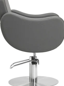 Gabbiano Hairdressing Chair Sewilla Gray Inox Base