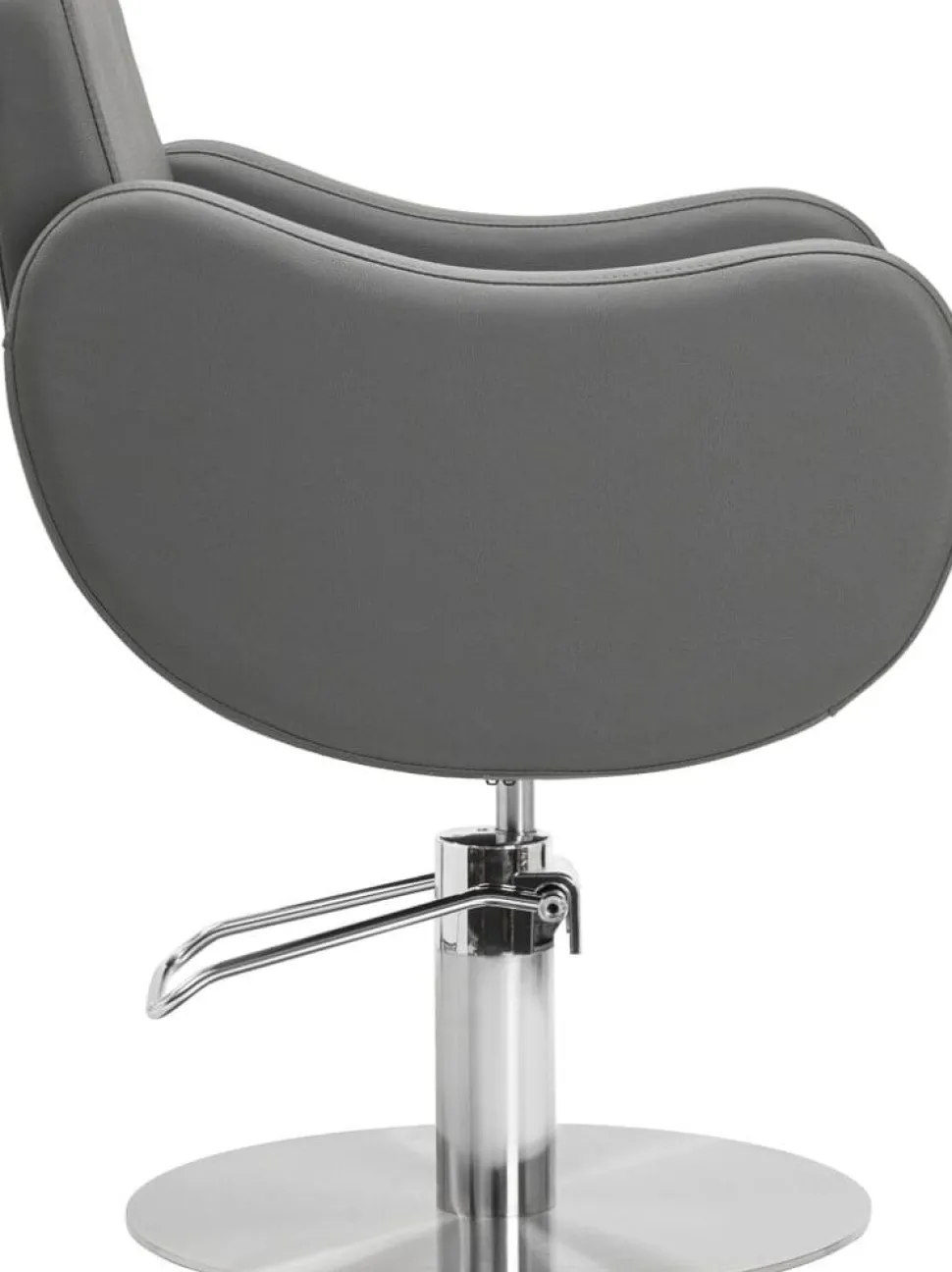 Gabbiano Hairdressing Chair Sewilla Gray Inox Base