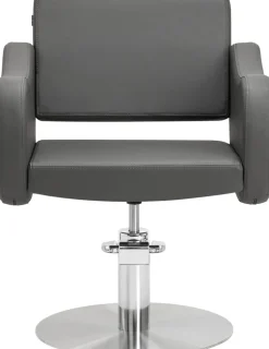 Gabbiano Hairdressing Chair Sewilla Gray Inox Base