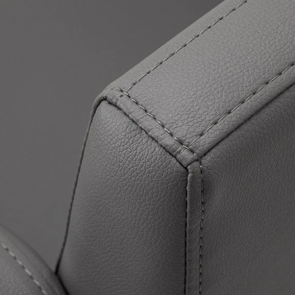 Gabbiano Hairdressing Chair Sewilla Gray Inox Base