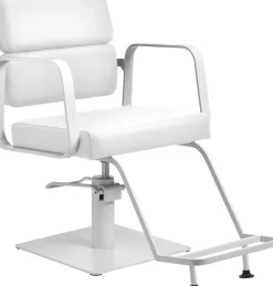 Gabbiano Hairdressing Chair Porto White On White