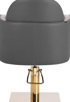 Gabbiano Hairdressing Chair Malaga Gold Grey