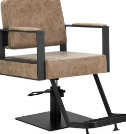 Gabbiano Hairdressing Chair Modena Old Brown