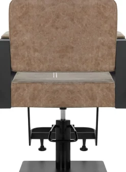 Gabbiano Hairdressing Chair Modena Old Brown