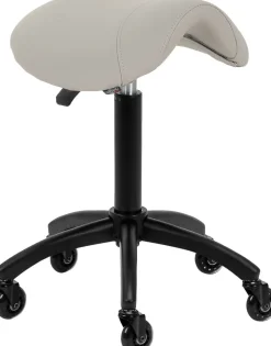 Gabbiano Hairdressing Stool D032 Grey Beige