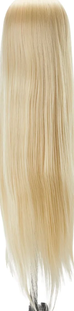 Gabbiano Hairdressing Training Head Synthetic Blond Length 55 cm