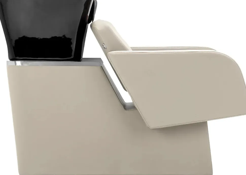 Gabbiano Hairdressing Wash Unit Elda Gray And Beige