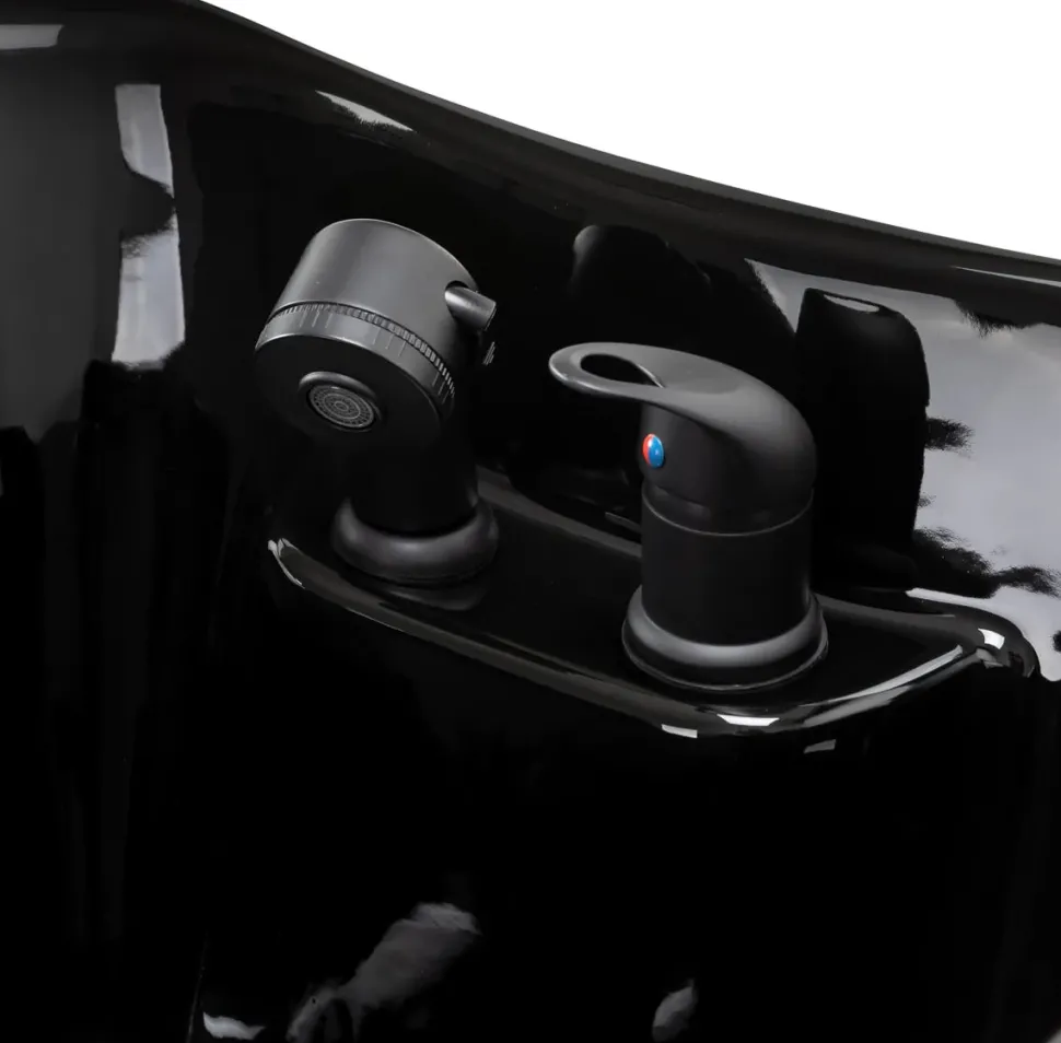 Gabbiano Hairdressing Wash Unit Elda Gray And Beige