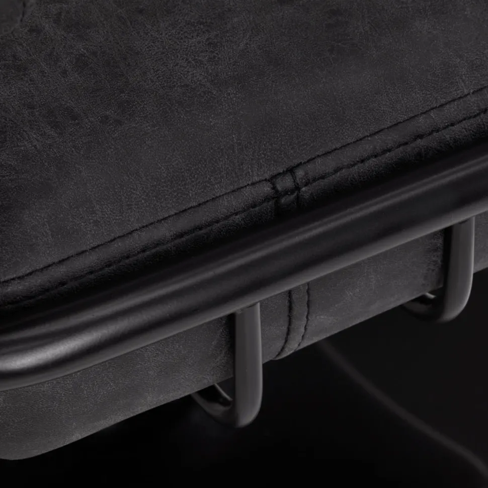 Gabbiano Katania Loft Old Leather Chair Black