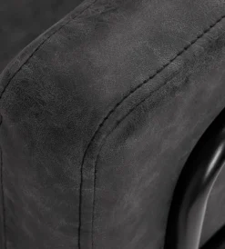 Gabbiano Katania Loft Old Leather Chair Black