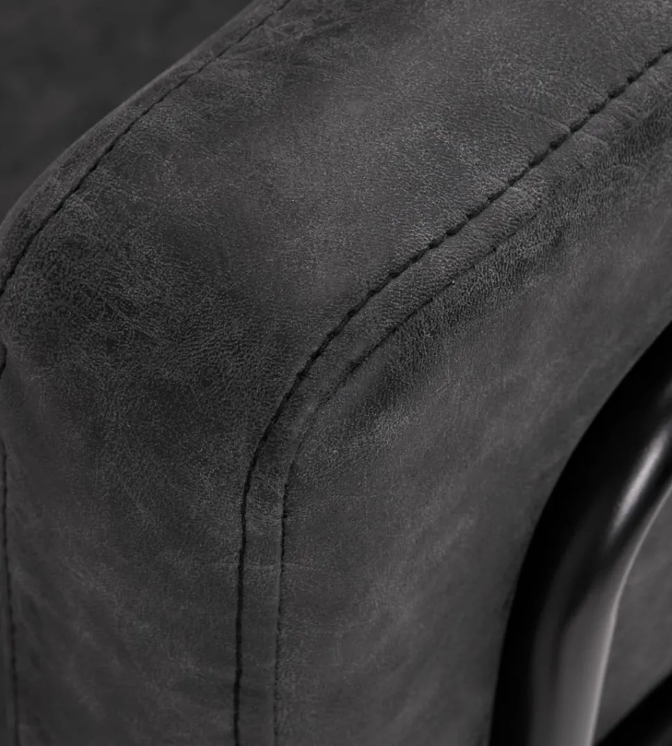 Gabbiano Katania Loft Old Leather Chair Black