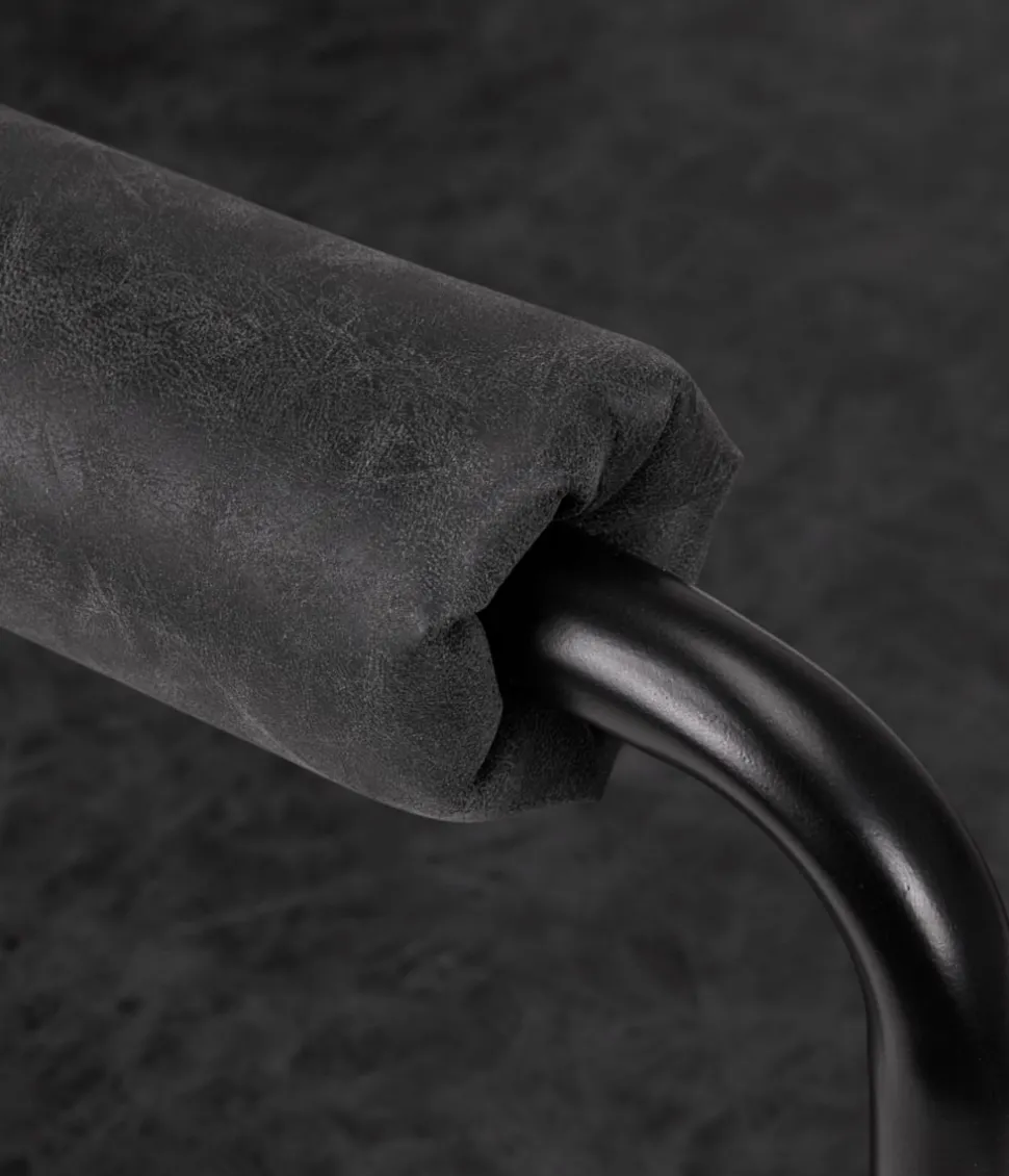 Gabbiano Katania Loft Old Leather Chair Black